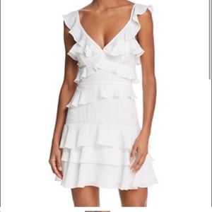 Bardot White Ruffle